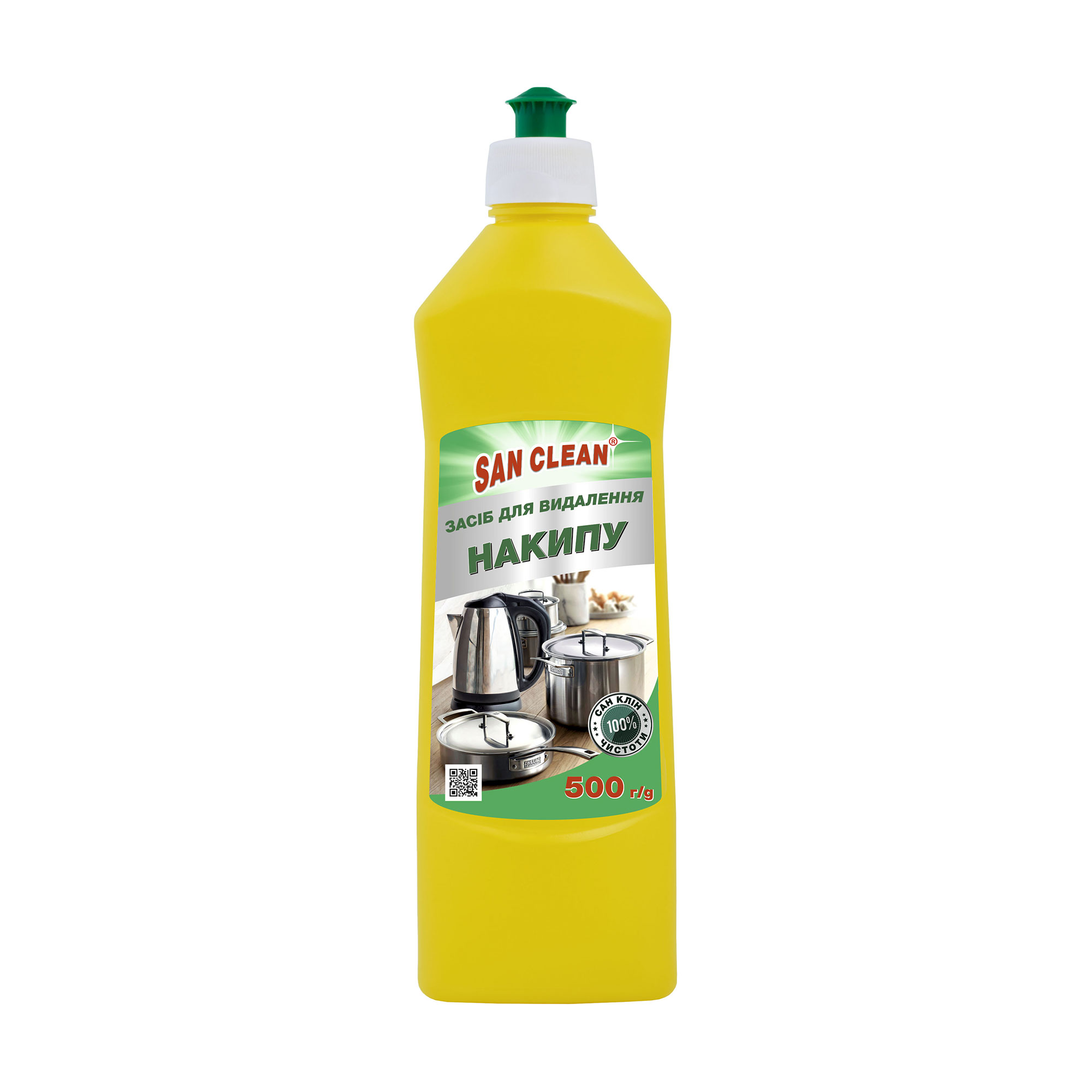 Засіб для чищення San Clean проти накипу, 500 г